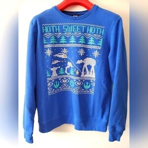 STAR WARS hoth sweet hoth holiday/ ugly christmas sweatshirt. Men's medium